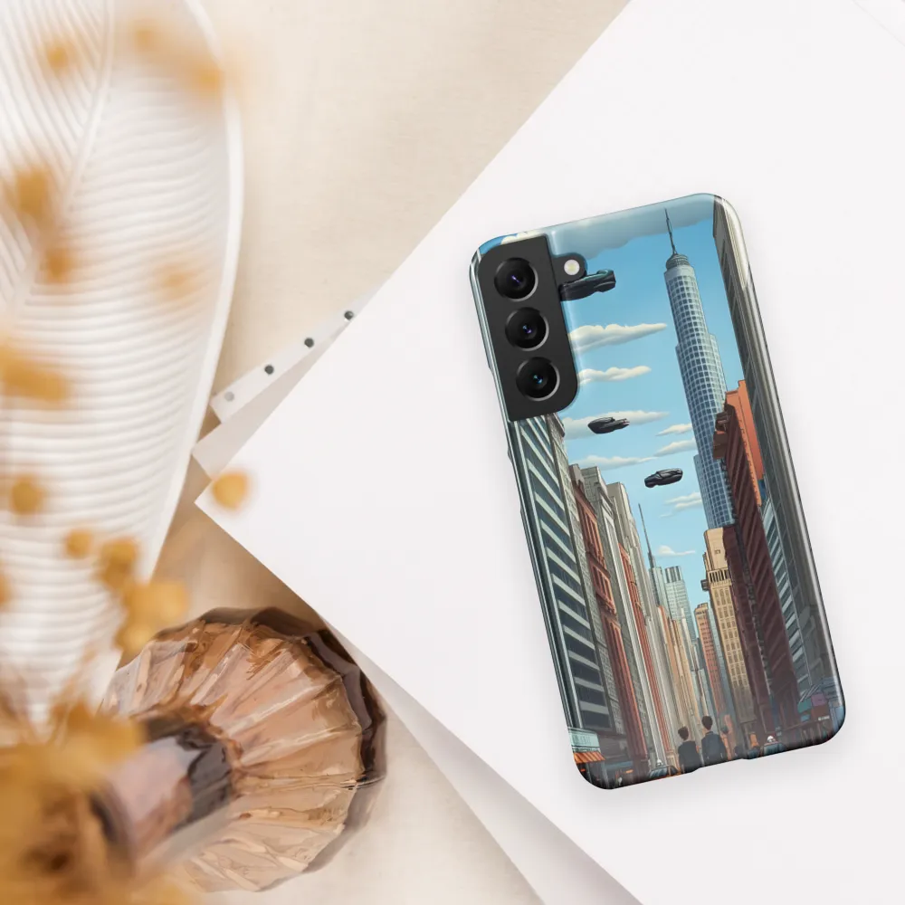 Futuristic Stroll through the Urban Skyline
