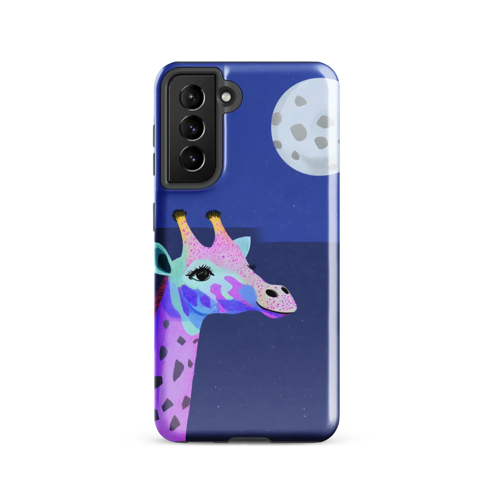 Whimsical Giraffe Under the Stars