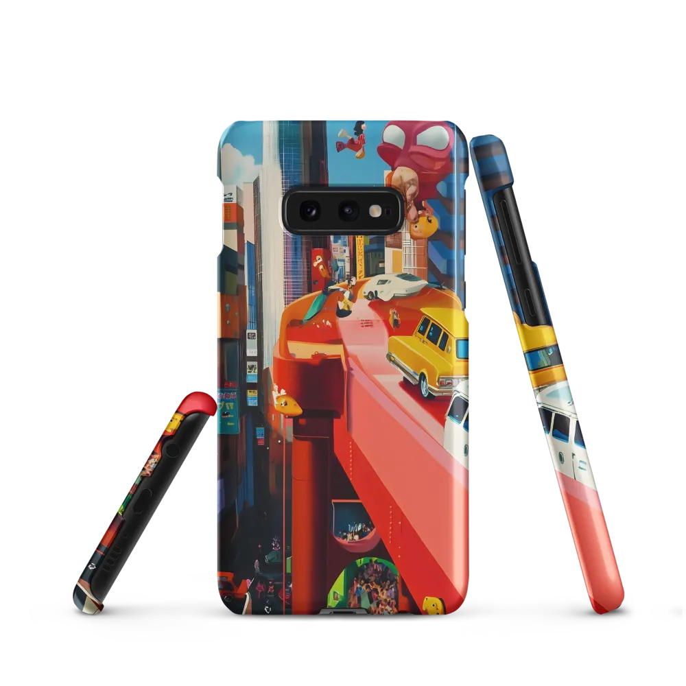Urban Whimsy: A Colorful Cityscape