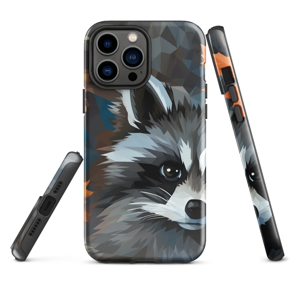 Whispers of Autumn: The Raccoon's Gaze