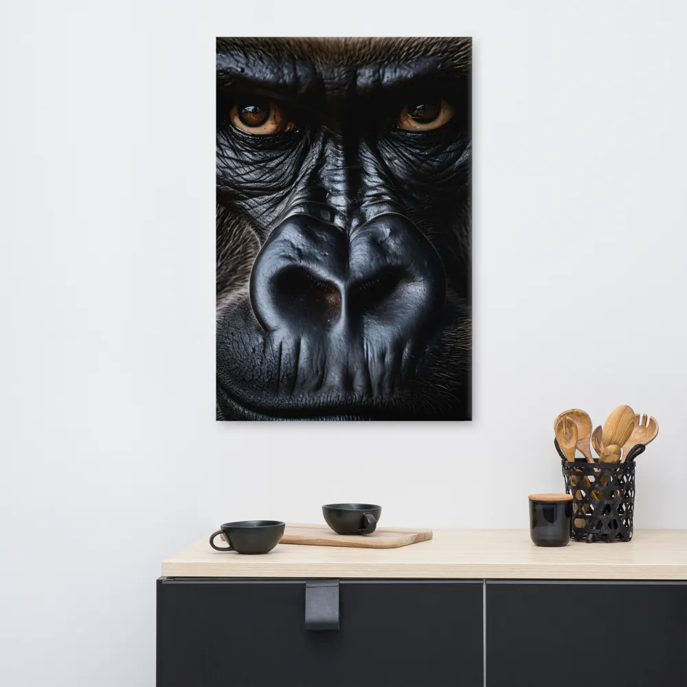 Gaze of the Wild: A Gorilla's Portrait