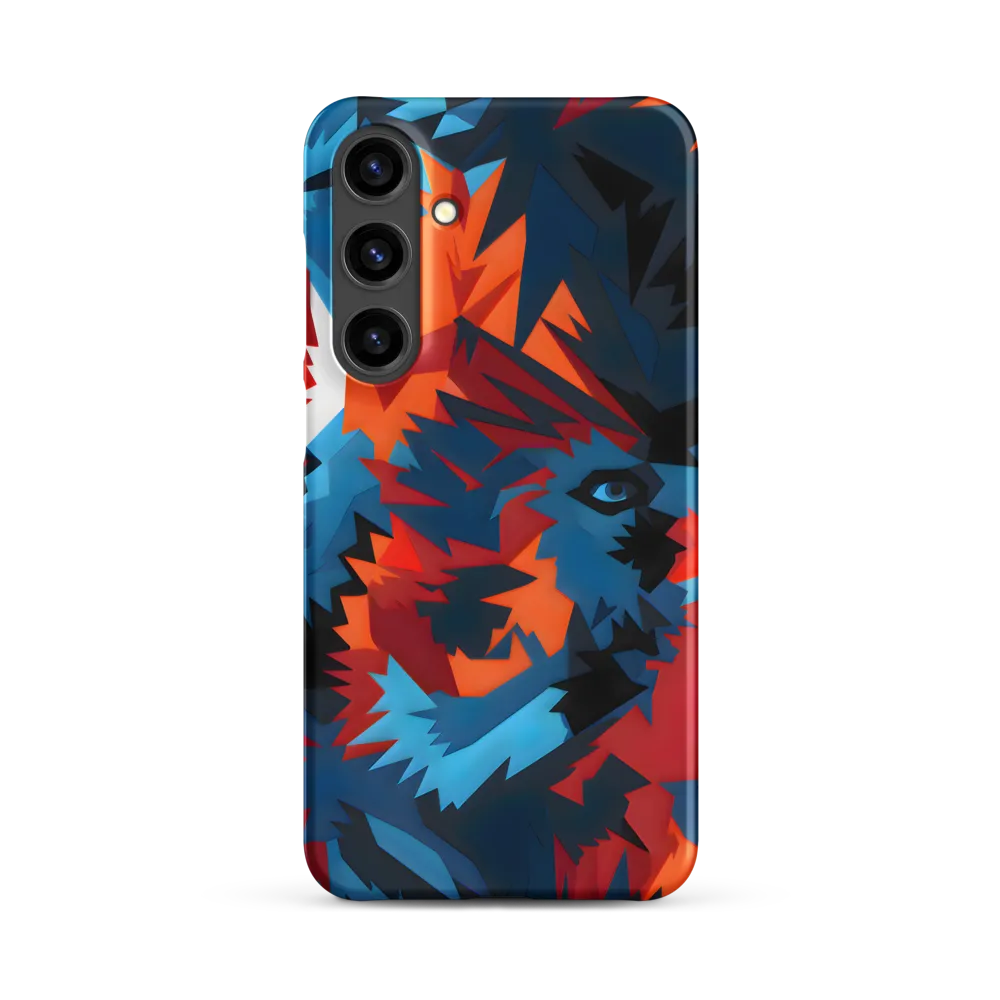 Vivid Aura of the Wolf | Phone Case |  S24 Plus | Snap Case | Matte