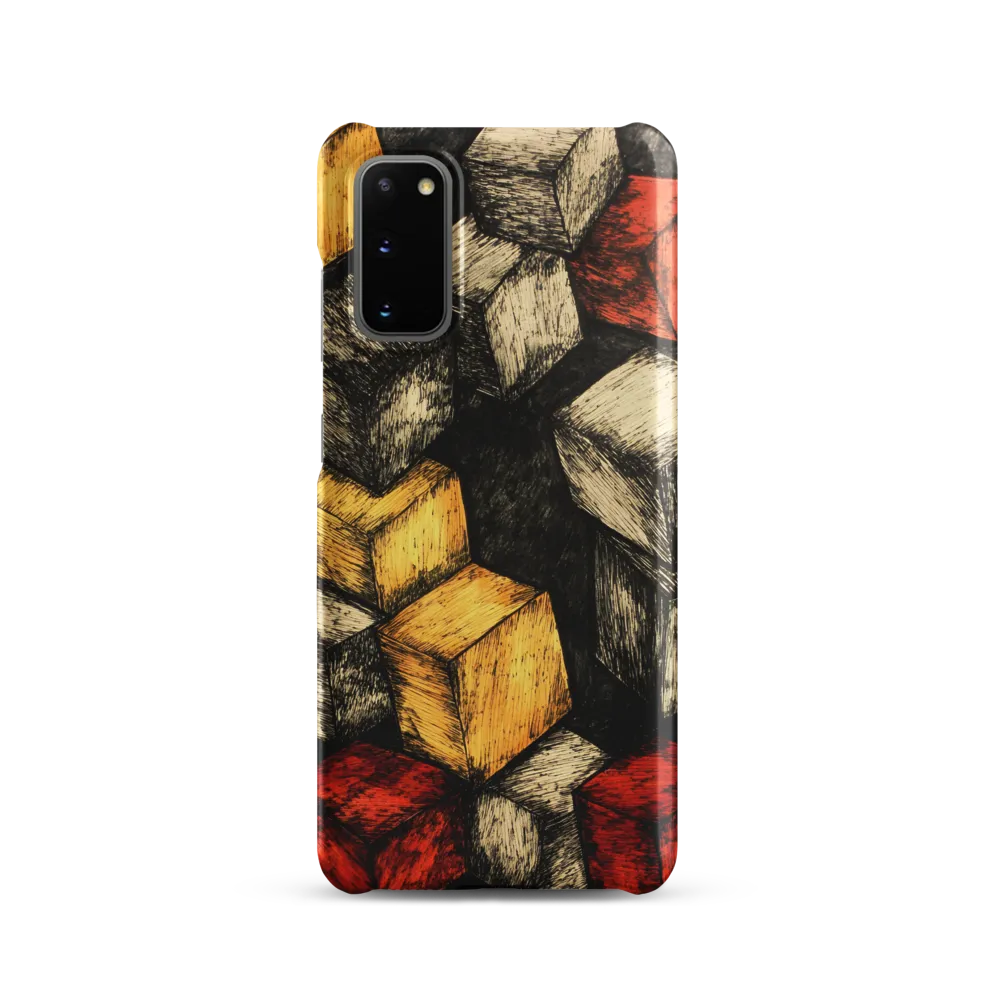 Dynamic Cubes: An Exploration in Color and Form | Phone Case |  S20 | Snap Case | Matte