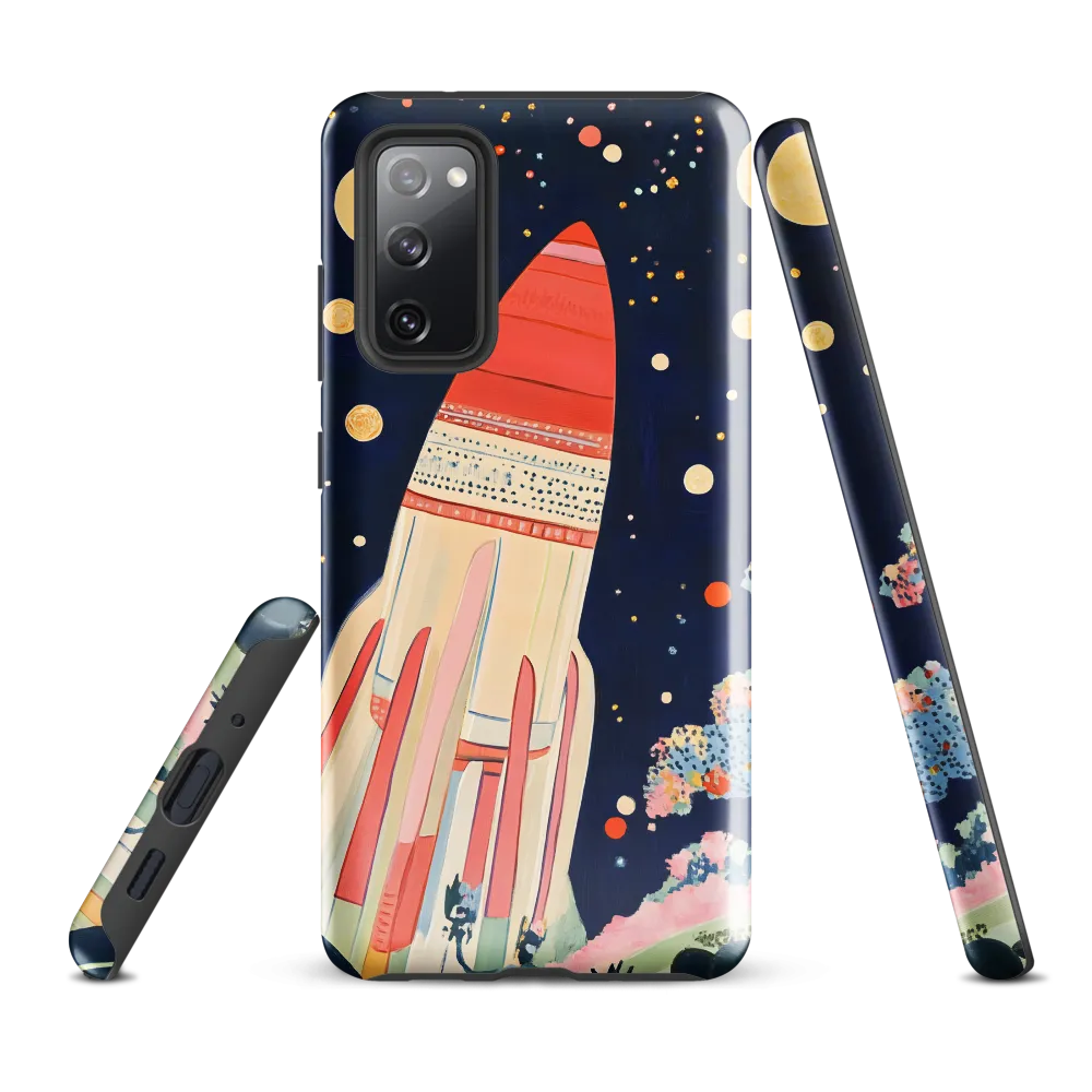 Cosmic Dreams: The Rocket's Journey