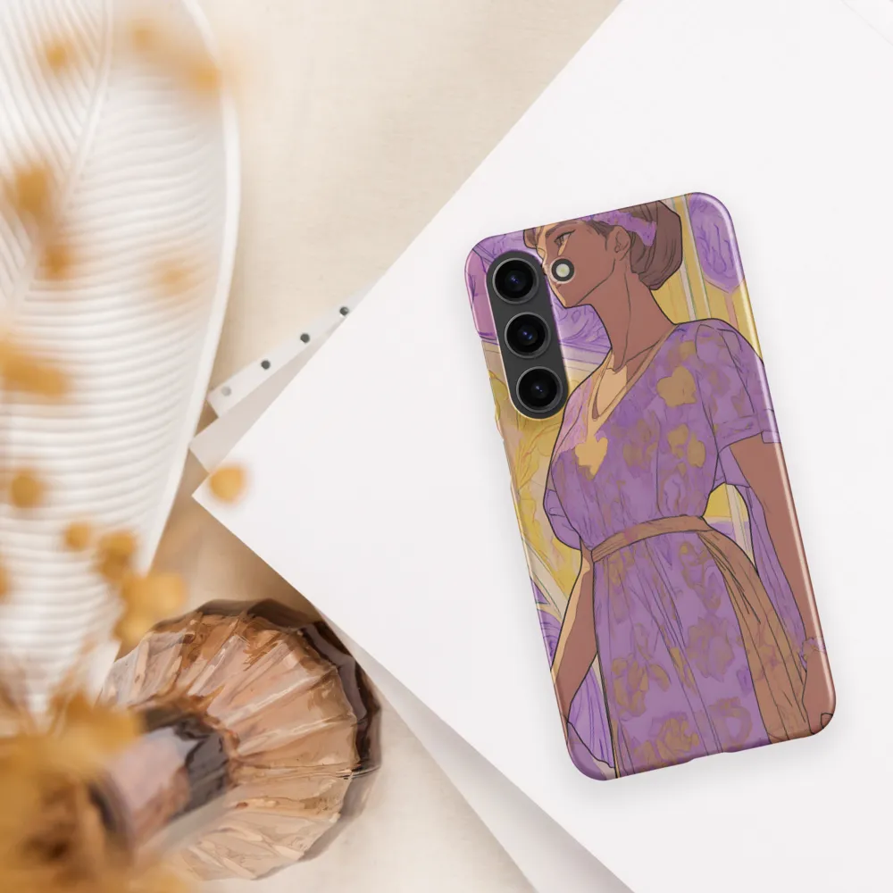Elegance in Floral Harmony | Phone Case |  S23 Plus | Snap Case | Matte