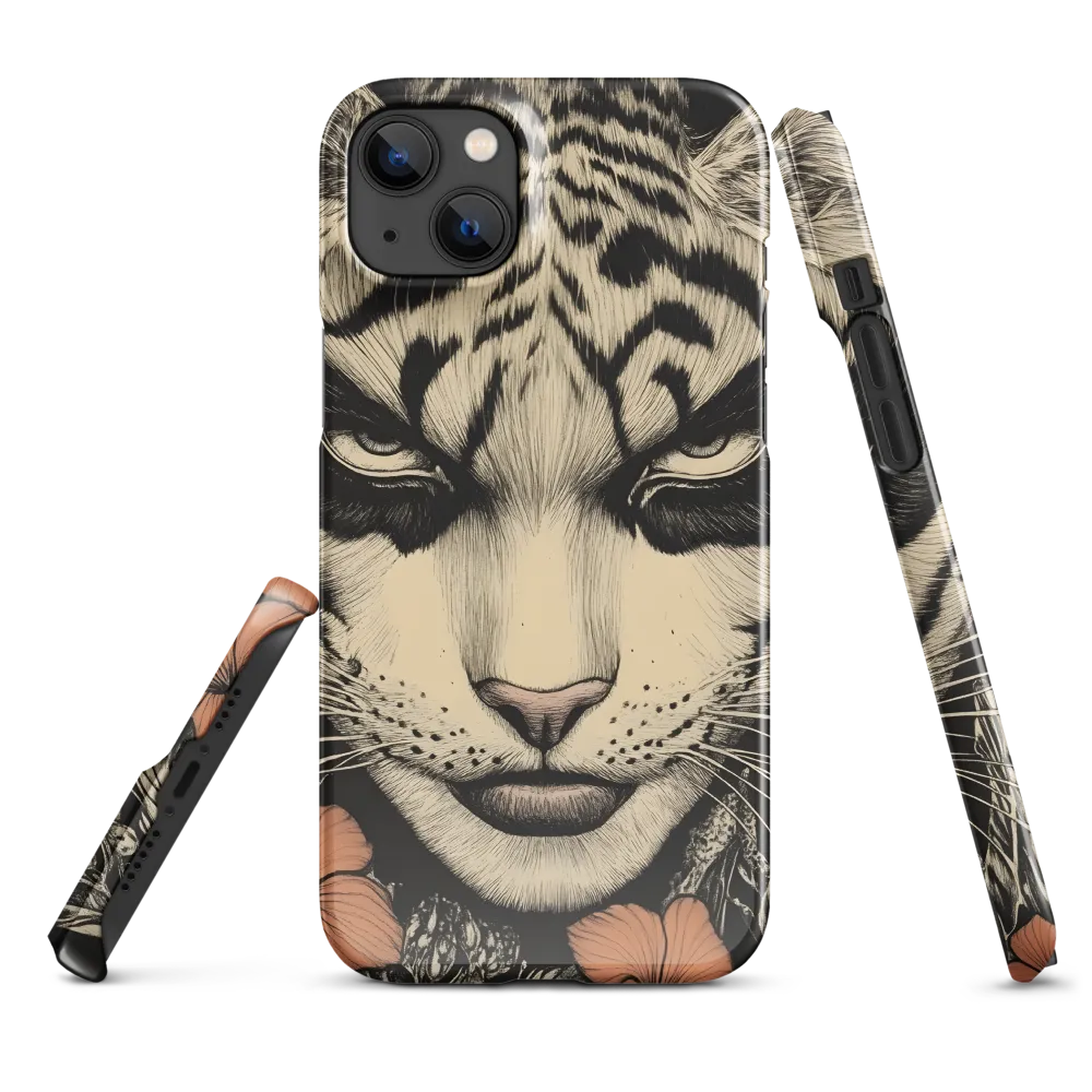 Feline Majesty: The Human-Leopard Connection | Phone Case |  14 Plus | Snap Case | Glossy