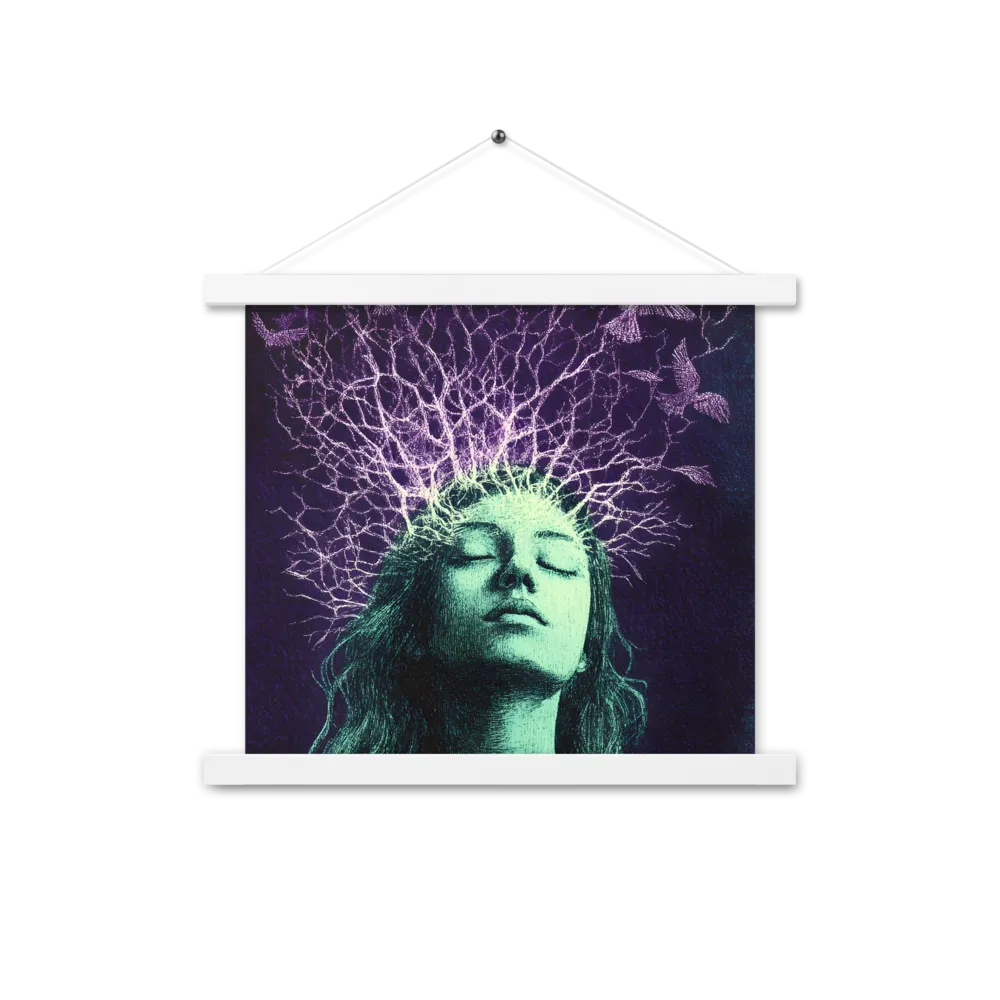 Whispers of Freedom | Poster With White Wood Hanger | 14″×14″