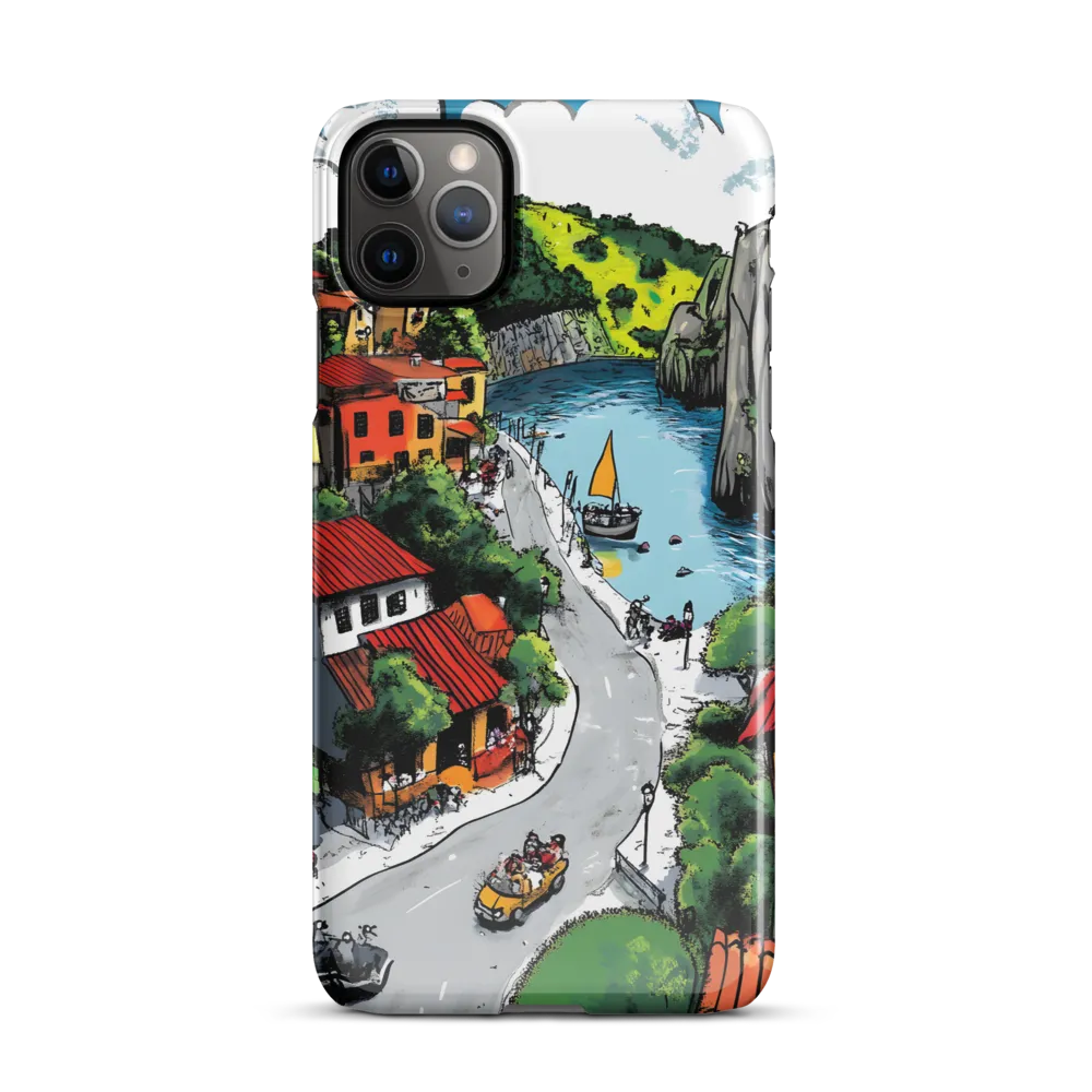 Whimsical Village by the Water | Phone Case |  11 Pro Max | Snap Case | Glossy