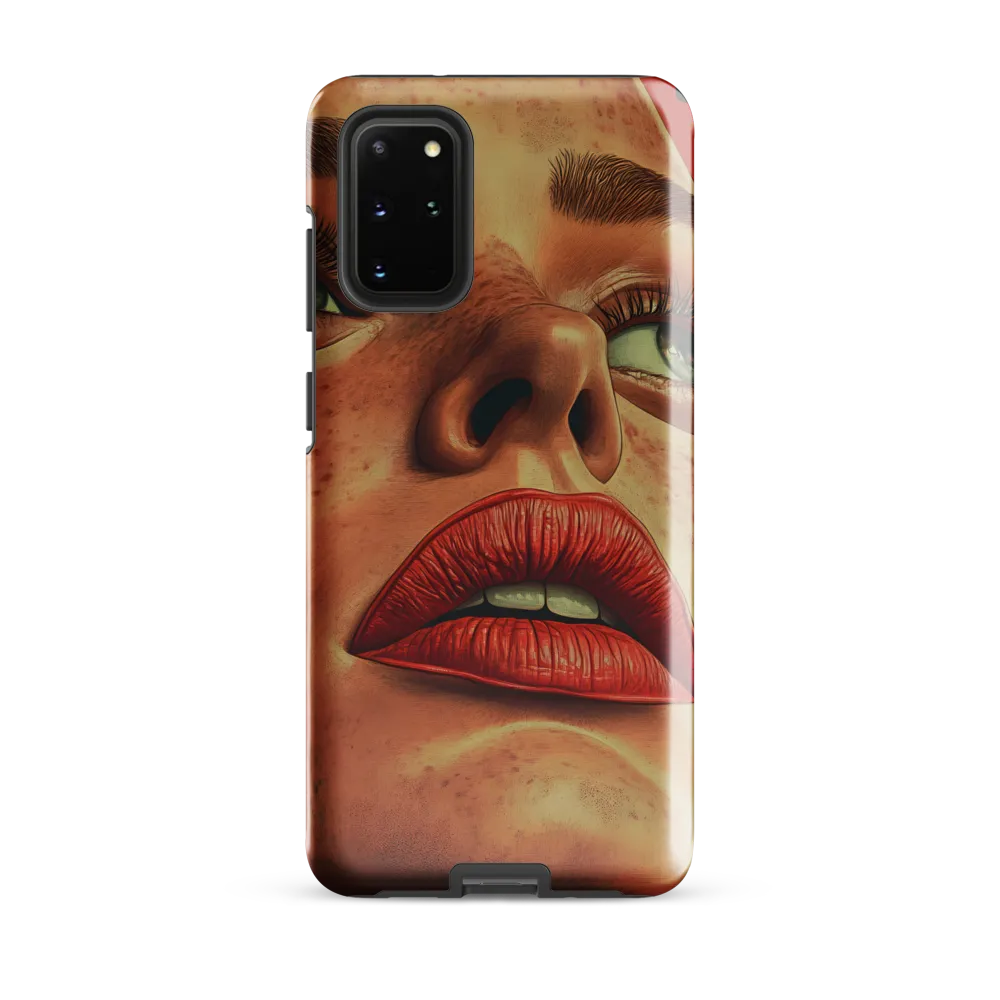 Red Intensity: A Portrait of Elegance