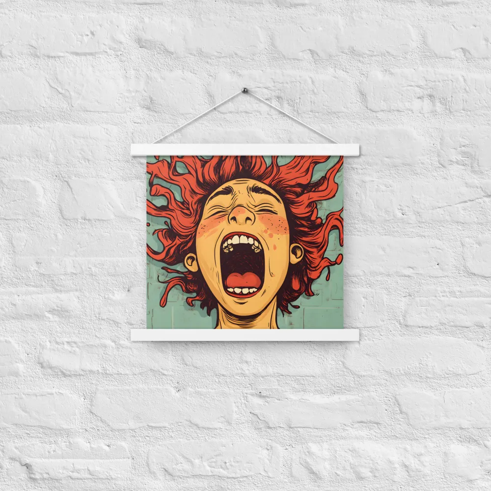 Fury Unleashed | Poster With White Wood Hanger | 14″×14″