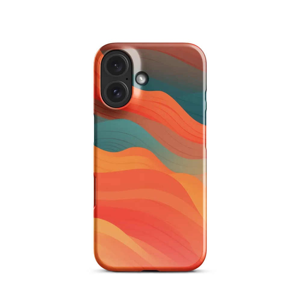 Waves of Warmth | Phone Case |  16 | Snap Case | Glossy