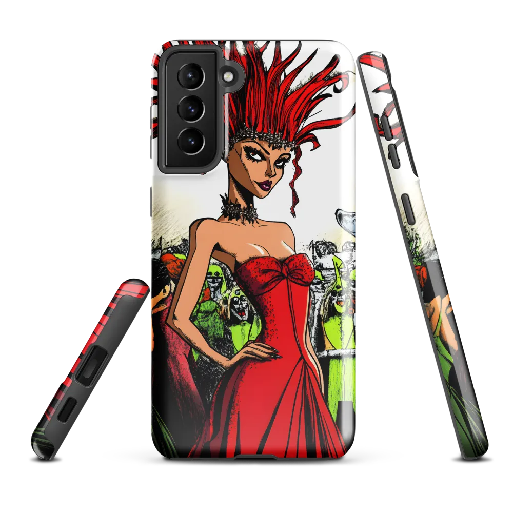 Fiery Elegance: A Fashion Statement