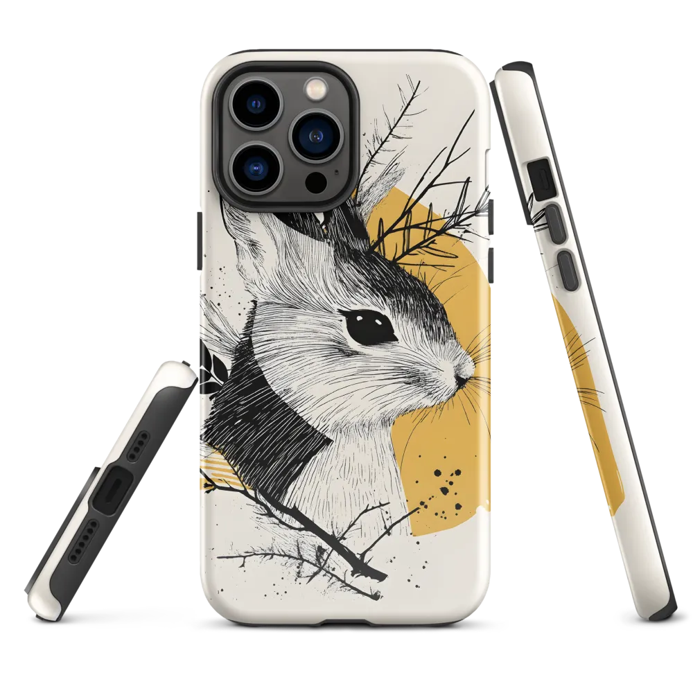 Ethereal Rabbit: A Study in Line Art