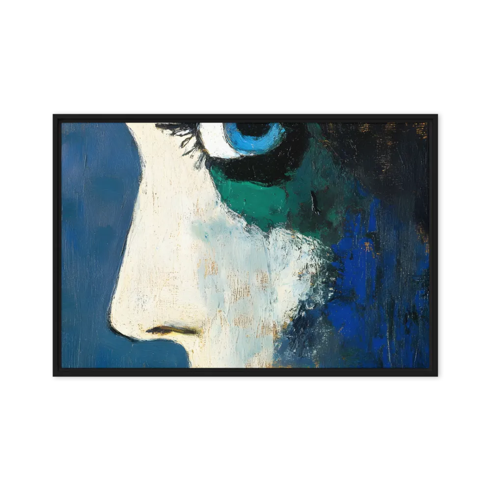 Reflections of Emotion | Canvas with Black Frame | 24″×36″