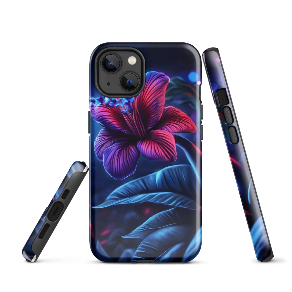 Illuminated Serenity: The Surreal Blossom