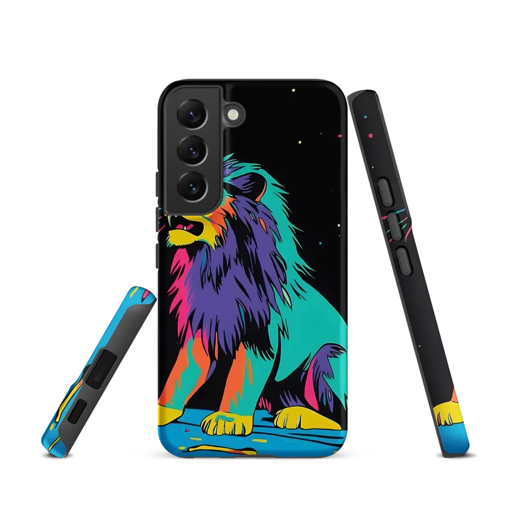 Roaring Colors: The Neon Lion