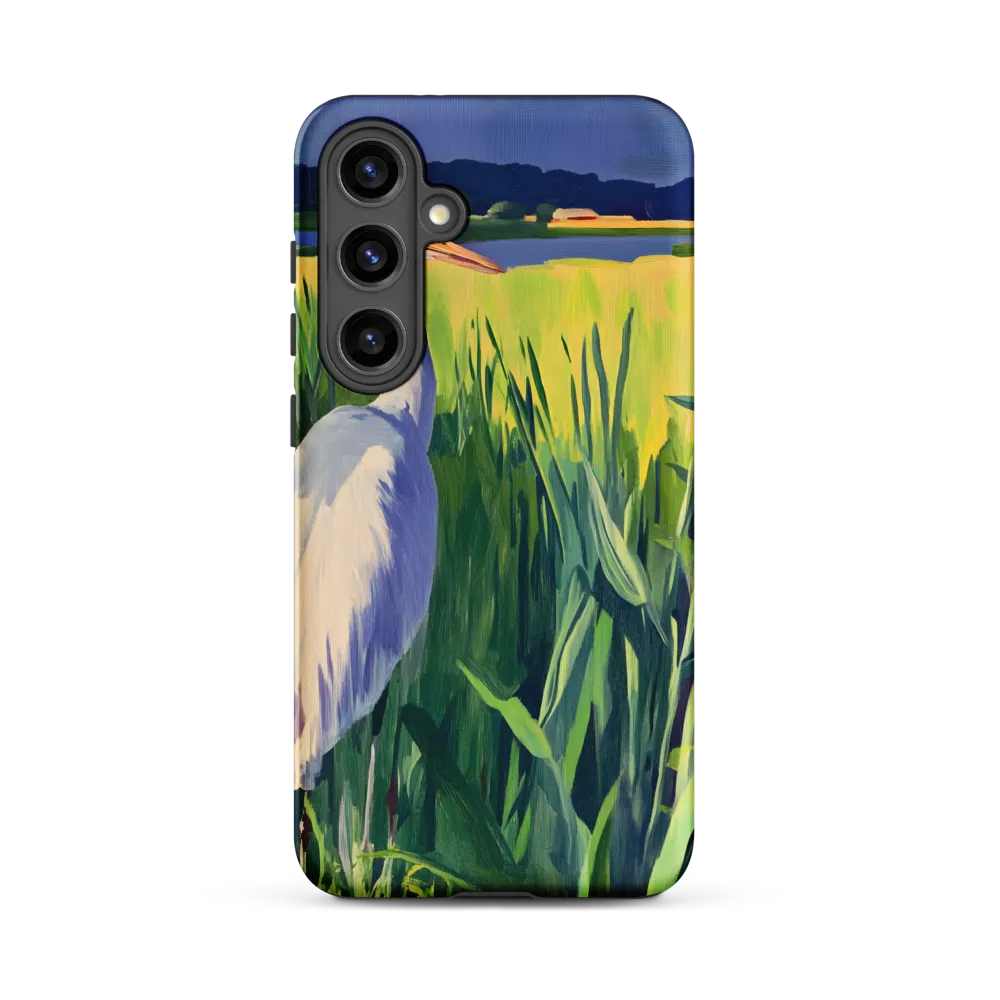 Graceful Presence: The Heron in the Meadow