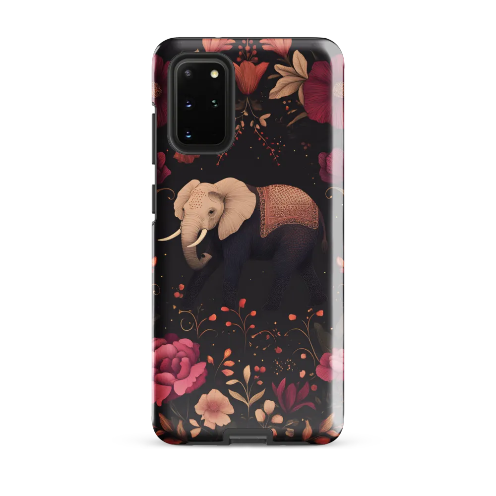 Whispers of the Wild: Elephants and Blooms