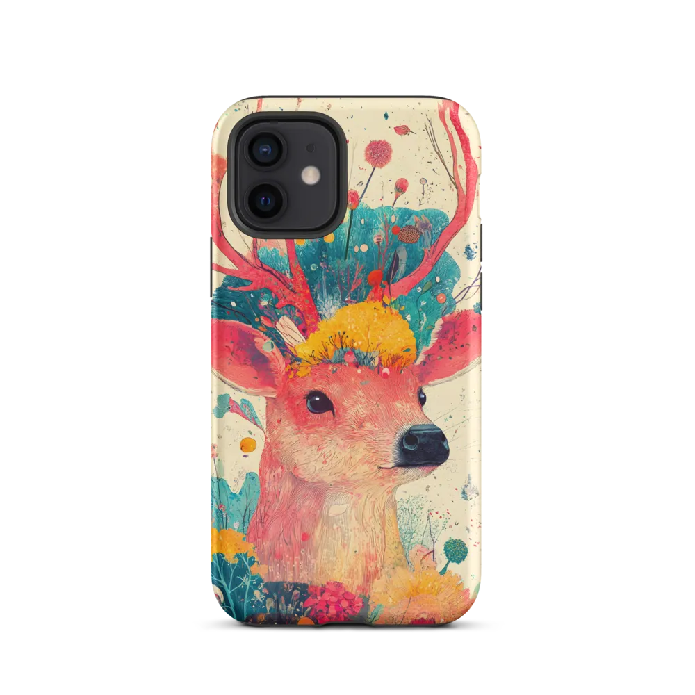 Whimsical Harmony: A Deer in Bloom