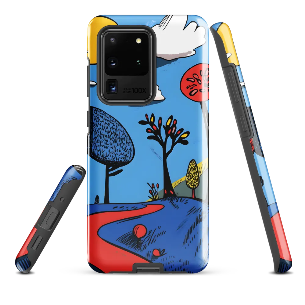 A Playful Journey Through Whimsical Woods | Phone Case |  S20 Ultra | Tough Case | Glossy