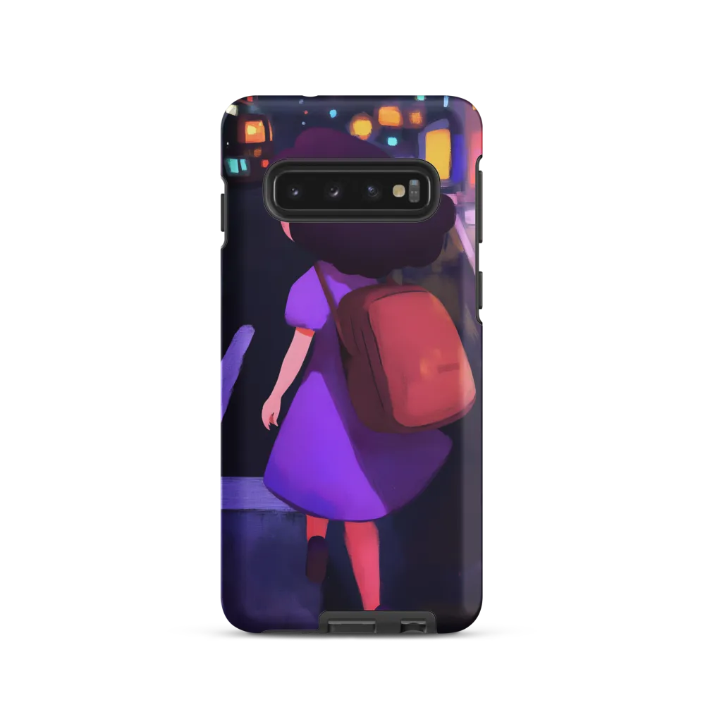Wandering Through Neon Dreams | Phone Case |  S10 | Tough Case | Matte