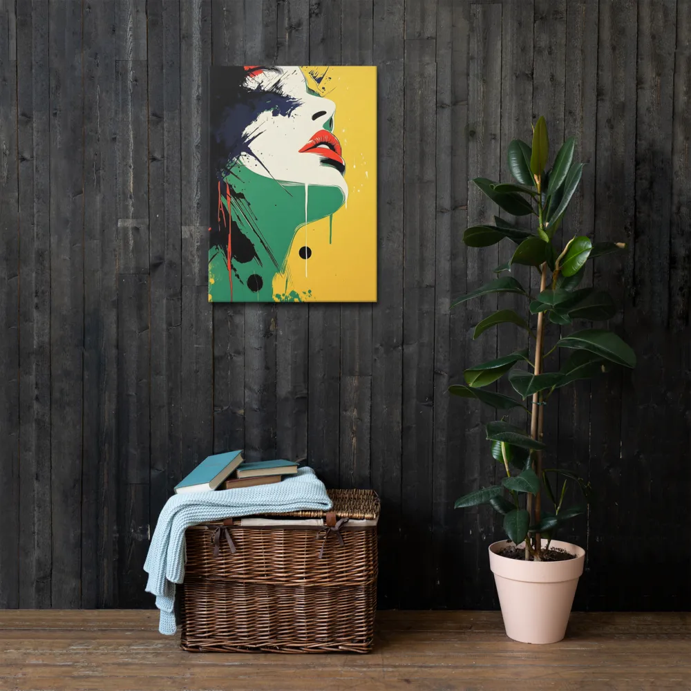 Bold Reflections: A Pop Art Portrait | Thin Canvas | 20″×28″