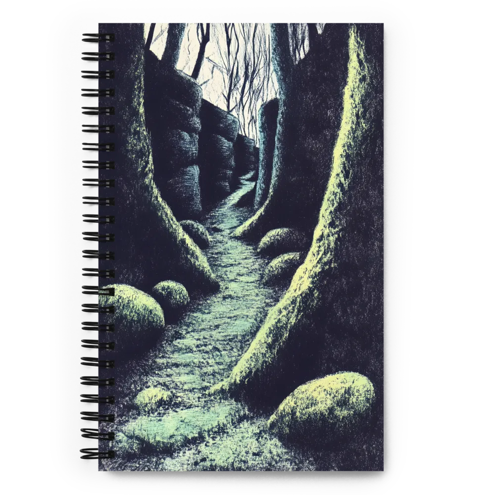 Whispers of the Tranquil Pathway | Spiral Notebook