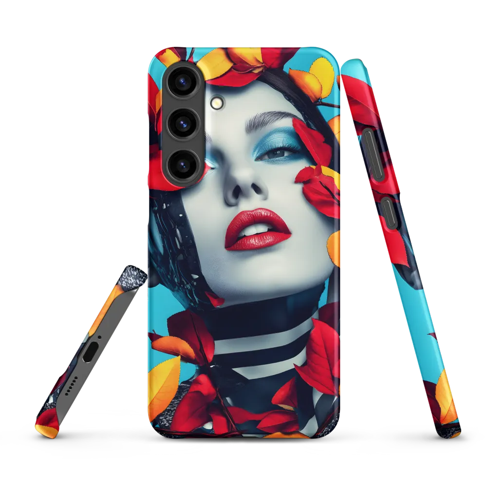 Futuristic Fusion: Nature Meets Technology | Phone Case |  S24 Plus | Snap Case | Matte