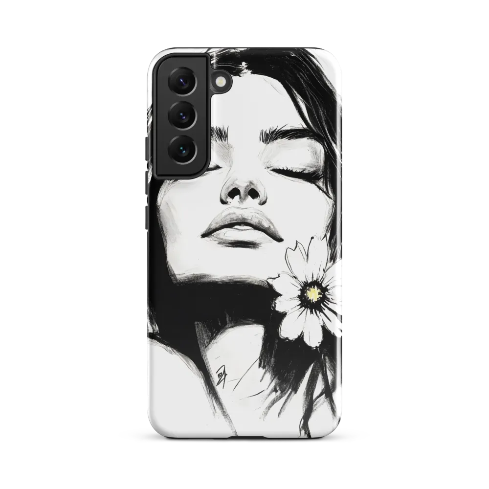 Serenity in Ink | Phone Case |  S22 Plus | Tough Case | Glossy