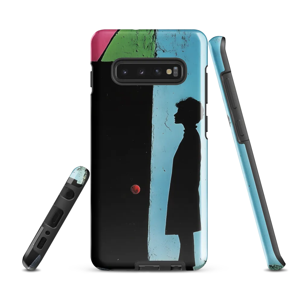 Echoes of Urban Contemplation | Phone Case |  S10 Plus | Tough Case | Glossy