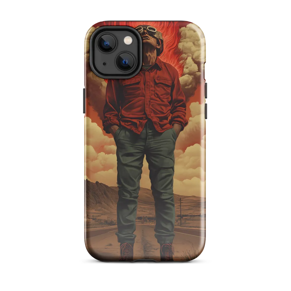Defiant Spirit in a Surreal Landscape
