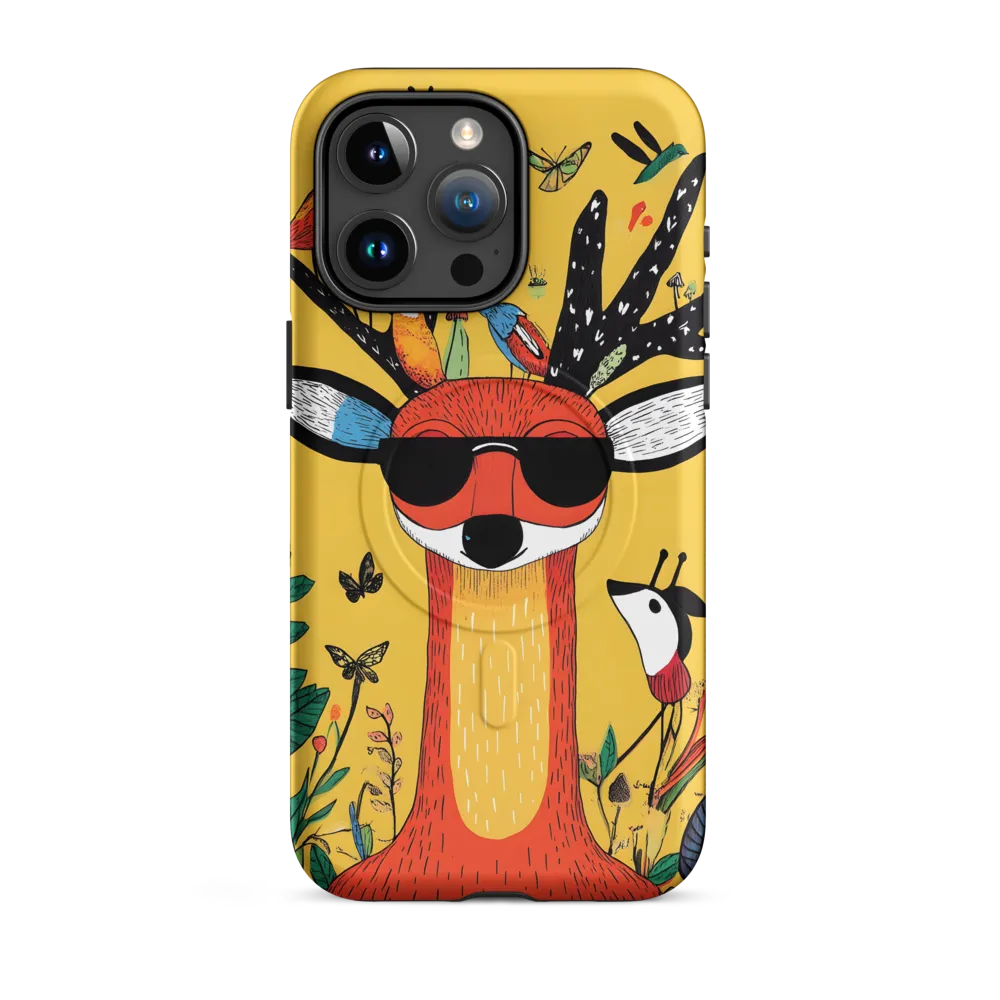 Playful Deer with Sunglasses