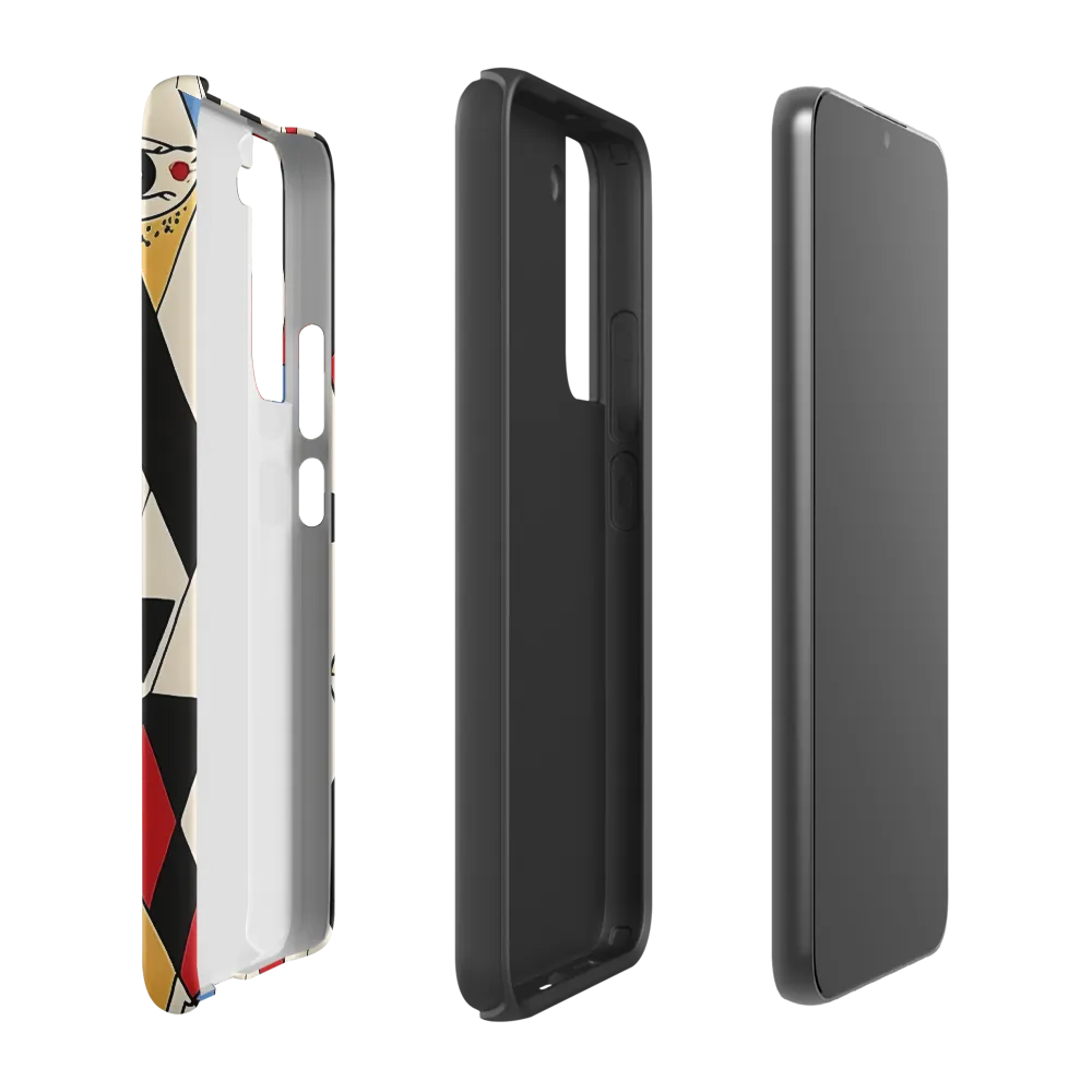 Dynamic Geometric Symphony | Phone Case |  S22 Plus | Tough Case | Matte