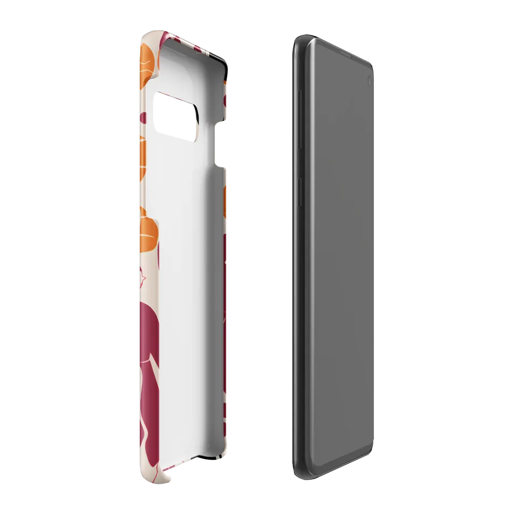 Fashion and Flora: An Abstract Dance | Phone Case |  S10 Plus | Snap Case | Glossy