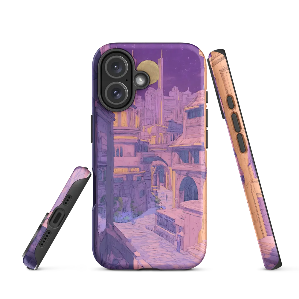 Moonlit Fantasy City | Phone Case |  16 | Tough Case | Matte