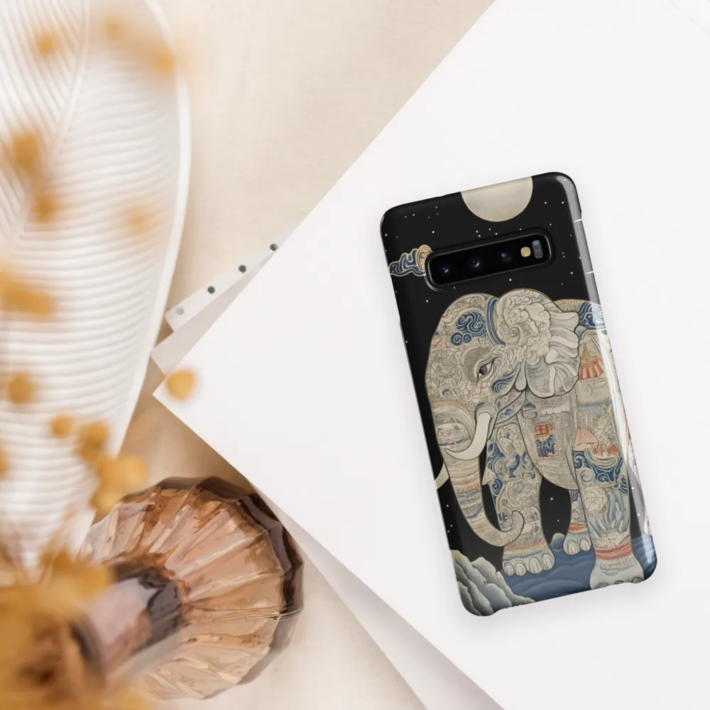 The Majestic Tale of the Painted Elephant | Phone Case |  S10 | Snap Case | Glossy