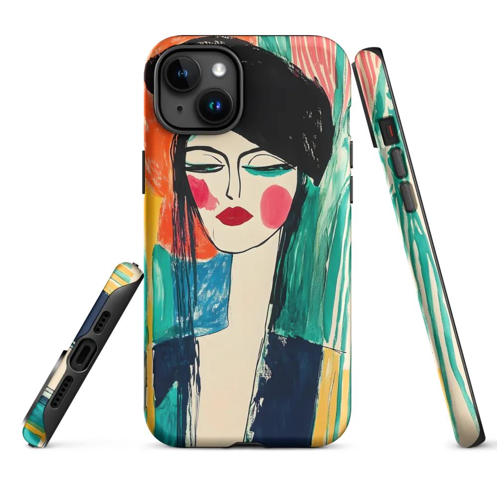 Portrait of Confidence | Phone Case |  15 Plus | Tough Case | Matte