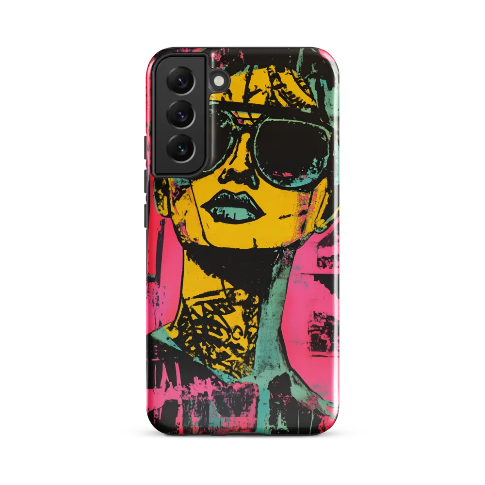 Confident Portrait in Neon Colors