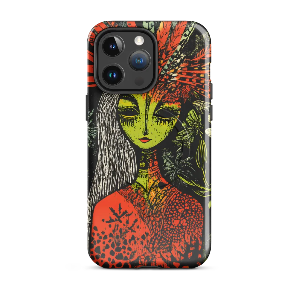 Mystical Flora: A Surreal Portrait
