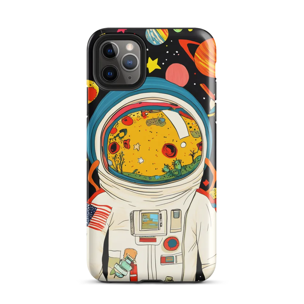 Cosmic Curiosity: Journey Within the Helmet | Phone Case |  11 Pro Max | Tough Case | Glossy