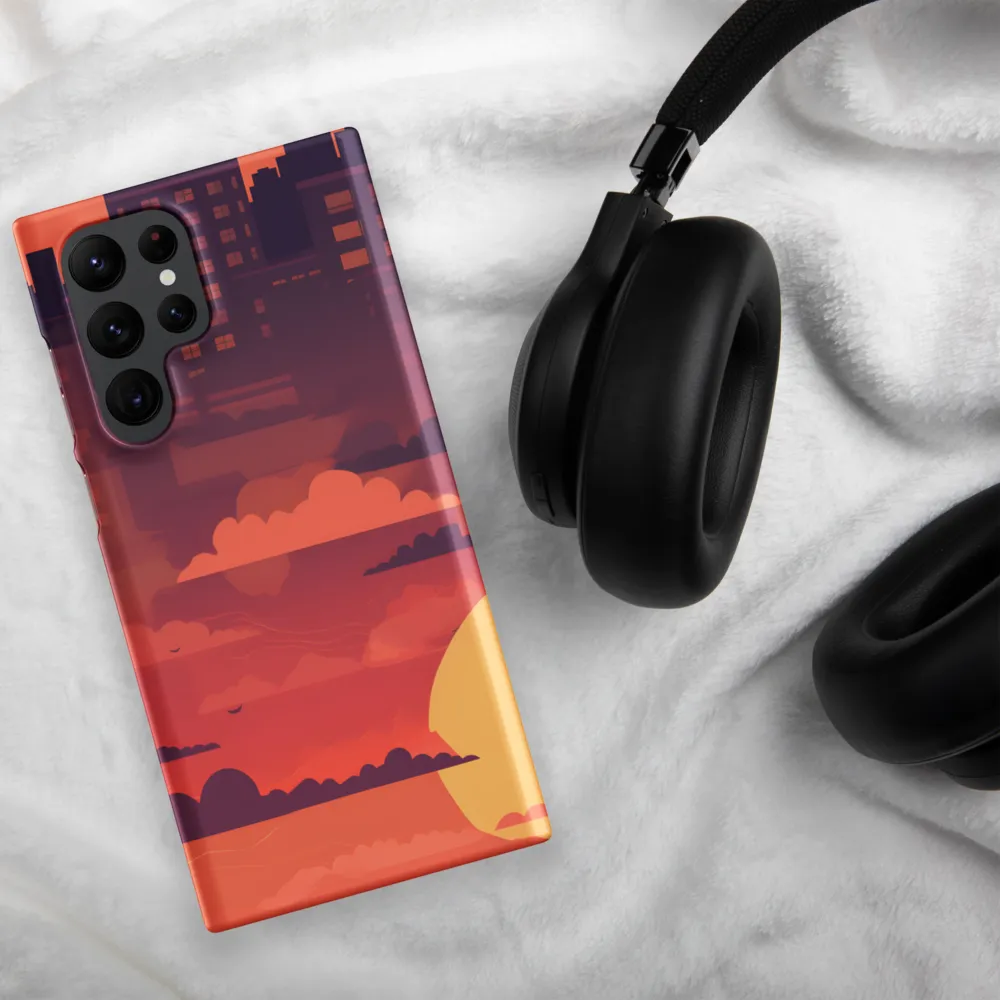 Urban Dusk: A Symphony of Cityscapes | Phone Case |  S22 Ultra | Snap Case | Matte