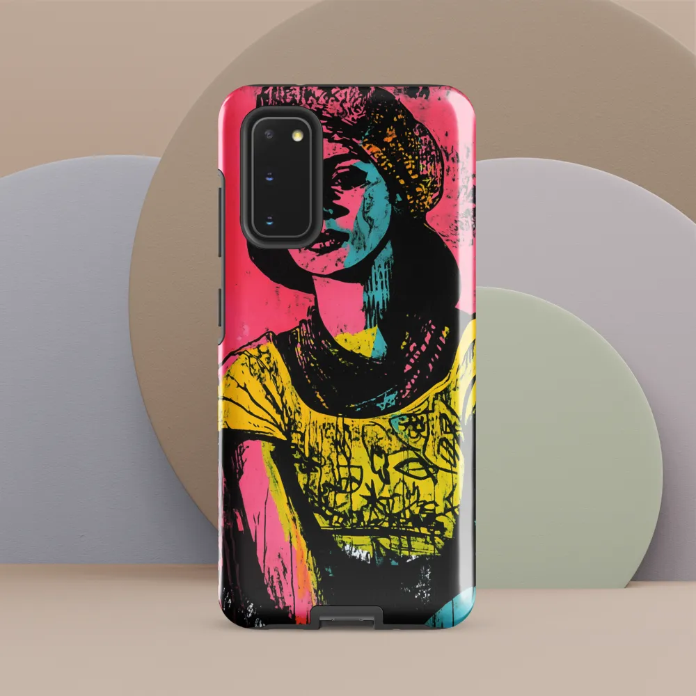 Urban Elegance: A Graffiti Portrait