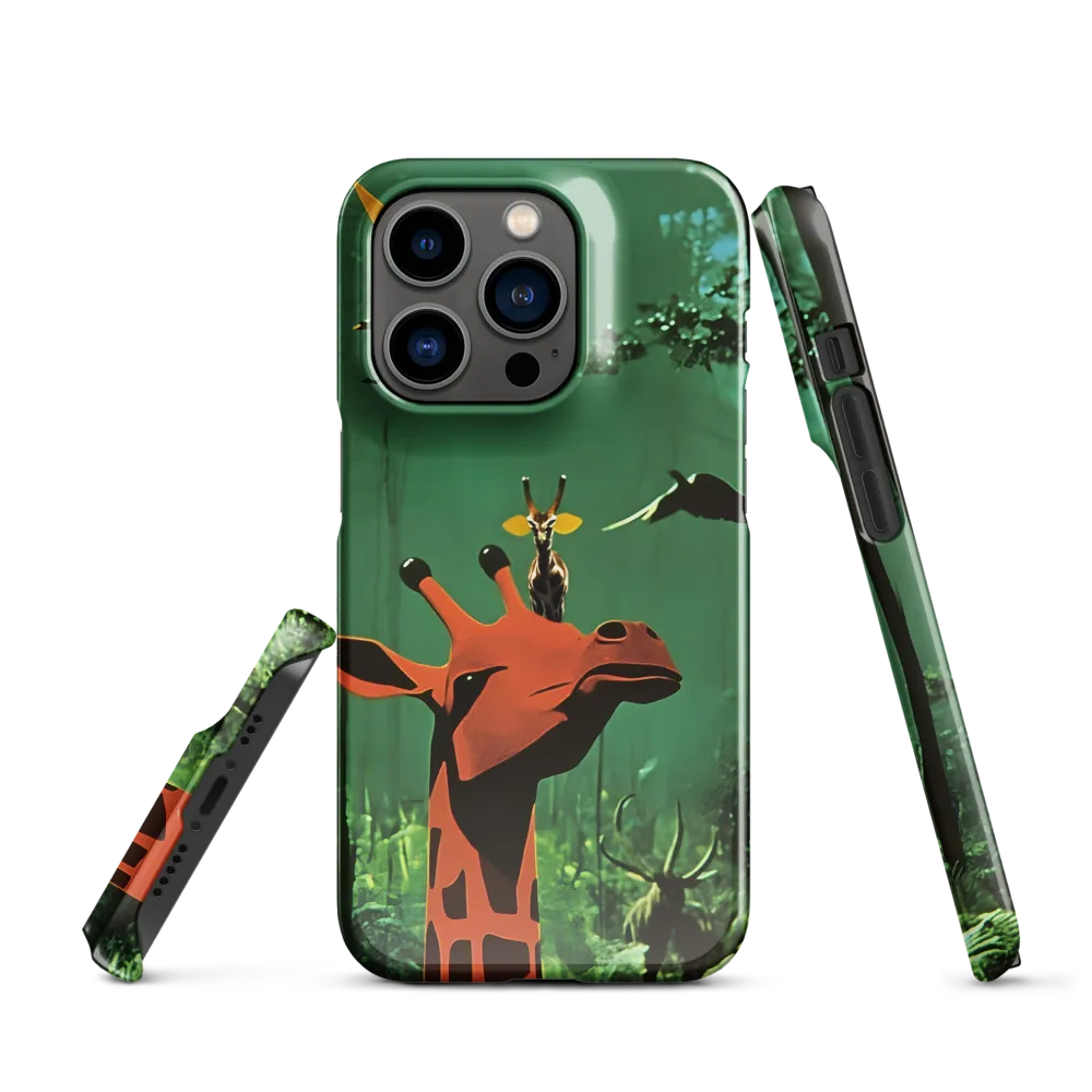 The Dreamscape of A Giraffe | Phone Case |  14 Pro | Snap Case | Glossy