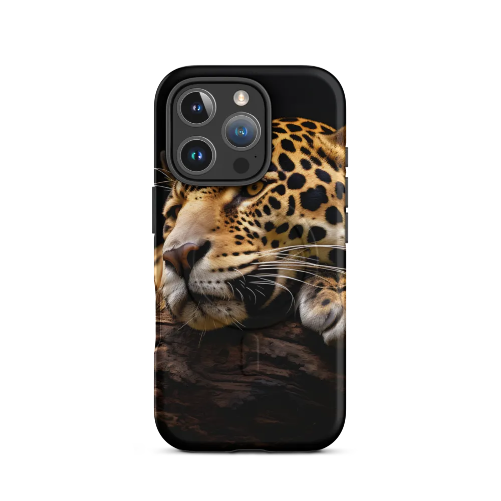 Tranquil Majesty: The Resting Leopard