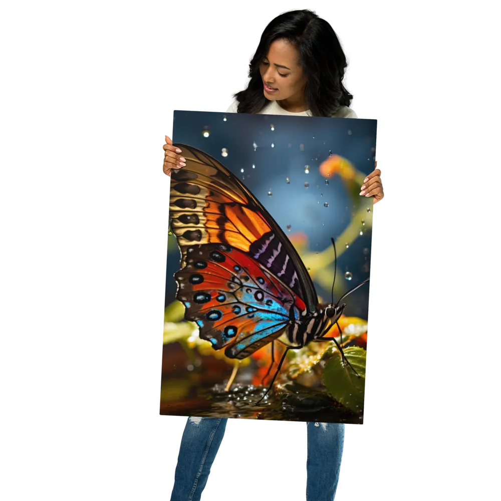 Dance of Colors: The Butterfly's Elegance | Metal Print | 20″×30″