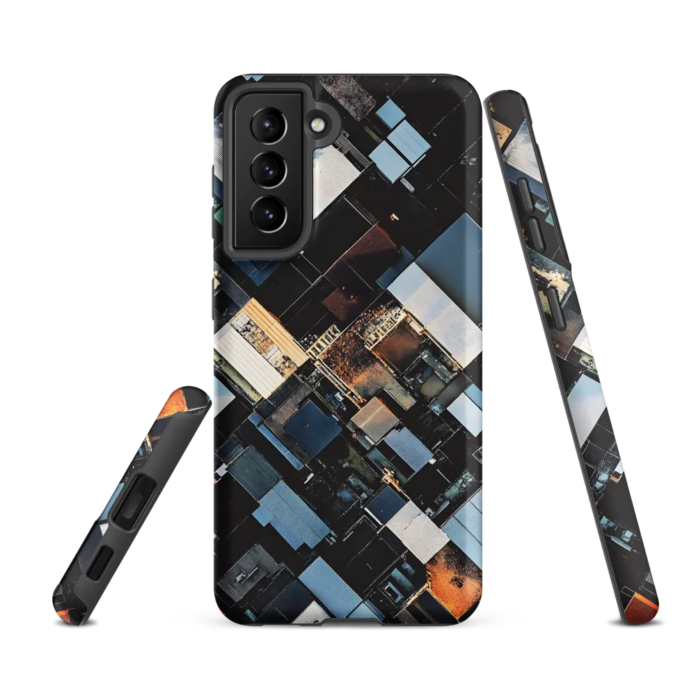 Urban Mosaic from Above | Phone Case |  S21 FE | Tough Case | Matte