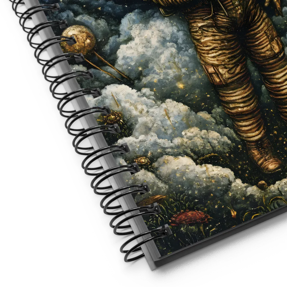 Cosmic Dreams: The Astronaut's Journey | Spiral Notebook