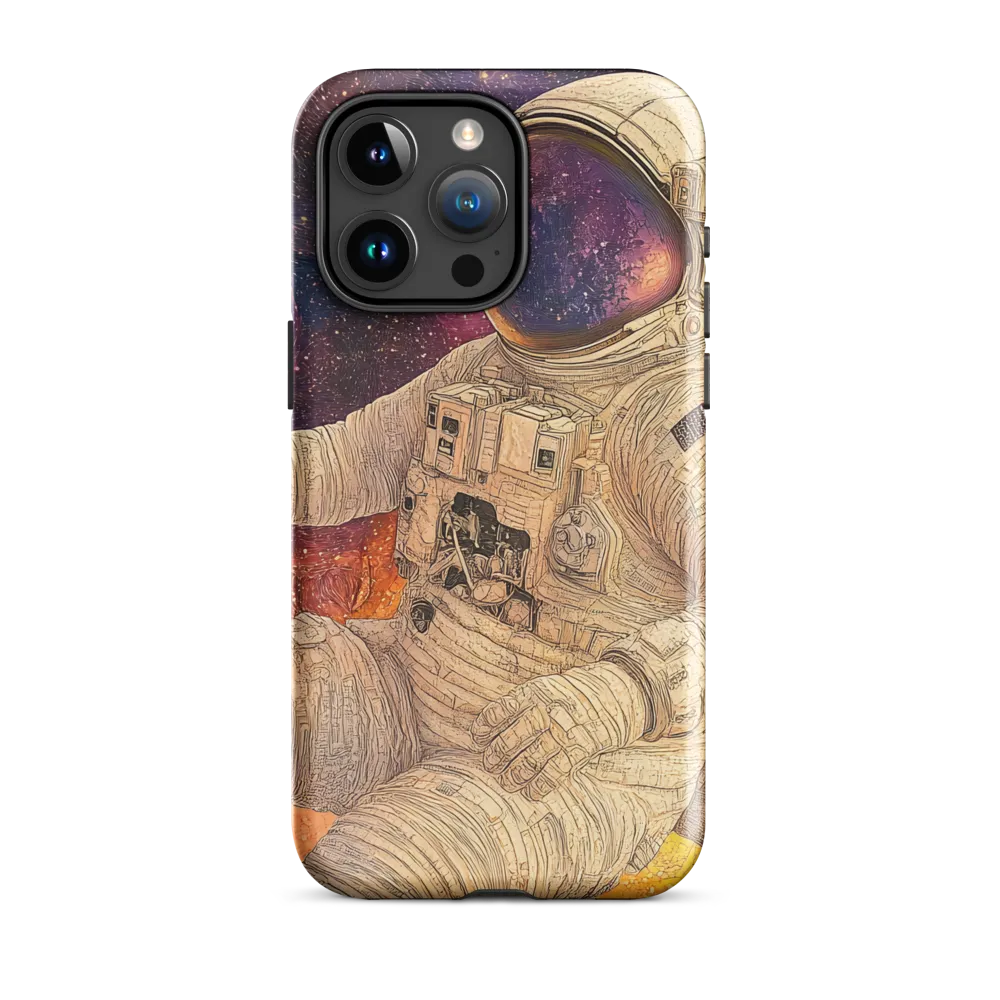 Nebular Mosaic — Seated Astronaut