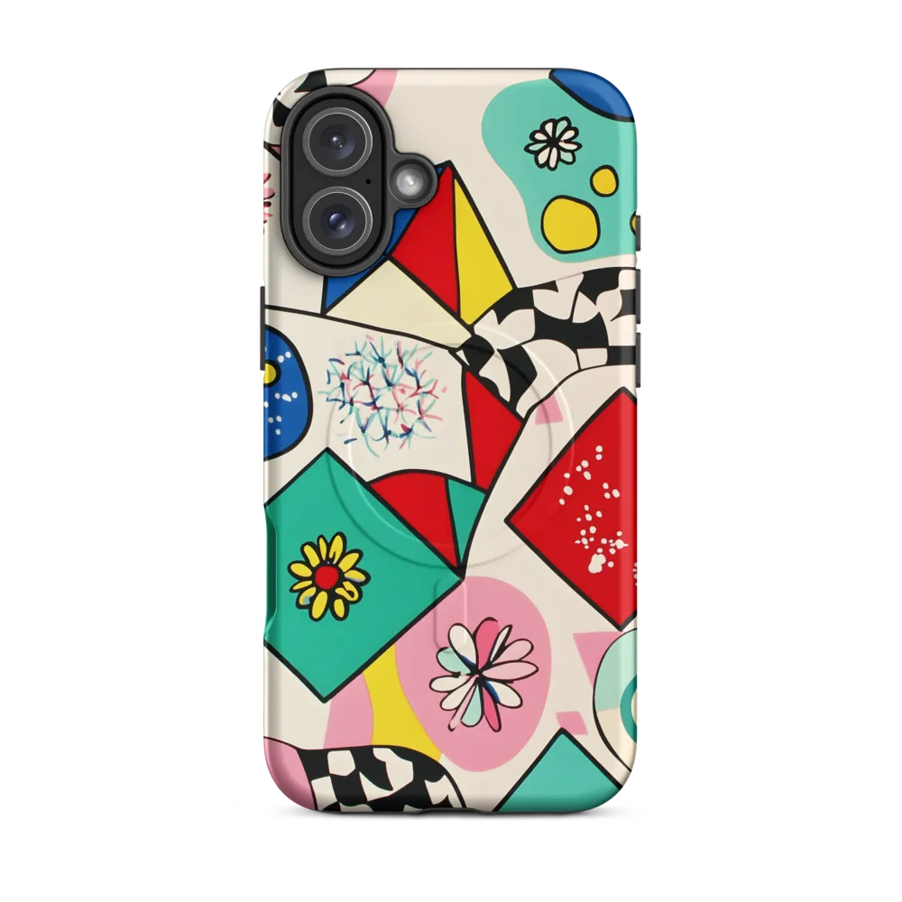 Joyful Geometry: A Playful Dance of Shapes and Colors