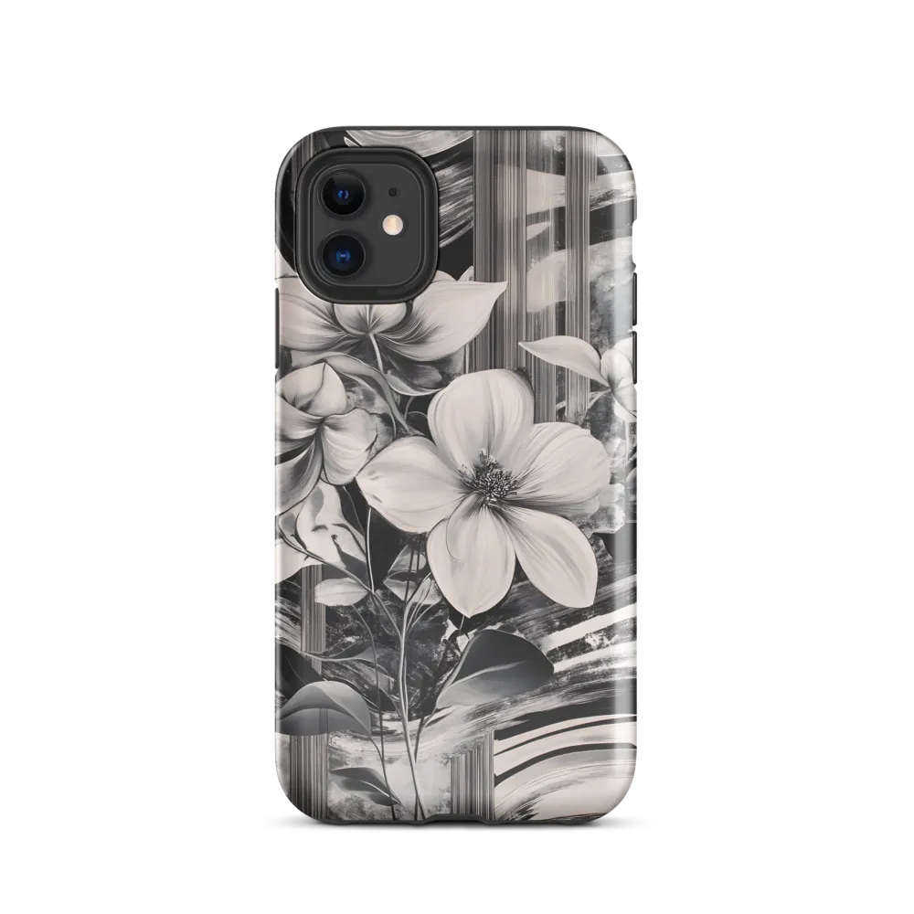 Ethereal Bloom: A Dance of Monochromes